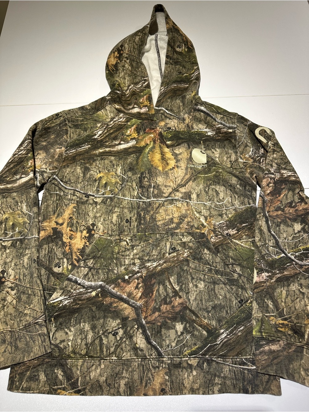 Realtree Camouflage Hooded Sweatshirt in Brown and Green